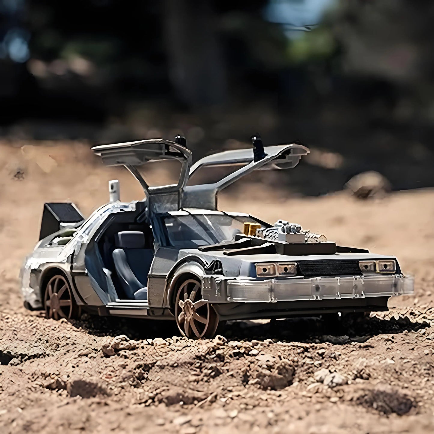 JADA 1:24 Back to the Future DeLorean DMC-12 Diecast Model Car