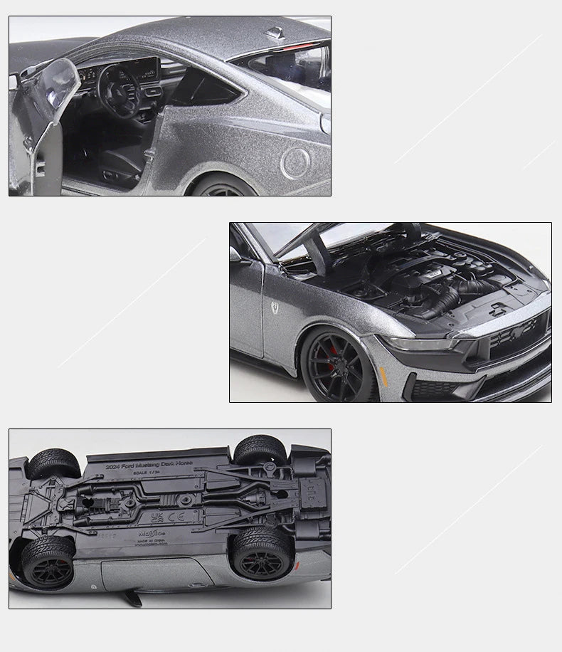 Ford Mustang Dark Horse 2024 Alloy Diecast Car Model