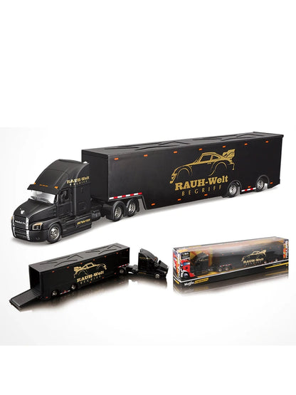 Maisto 1:64 MACK Anthem LoneStar UP Transport Trailer Diecast Model