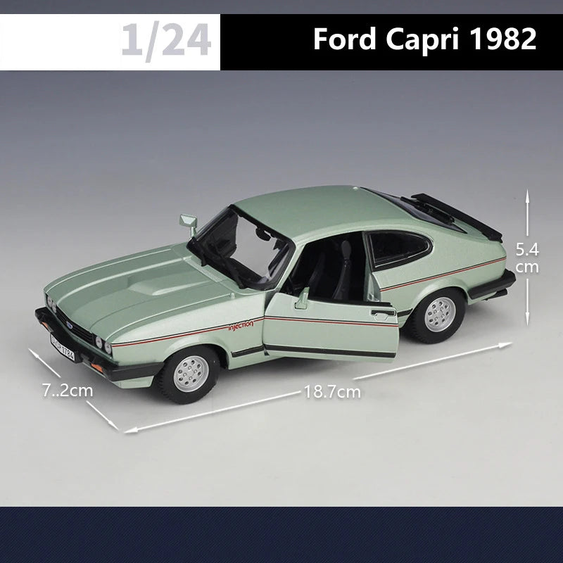 Bburago 1:24 Ford Capri 1982 Alloy Car Diecasts & Toy Vehicles Car Model Miniature Scale Model Car For Children