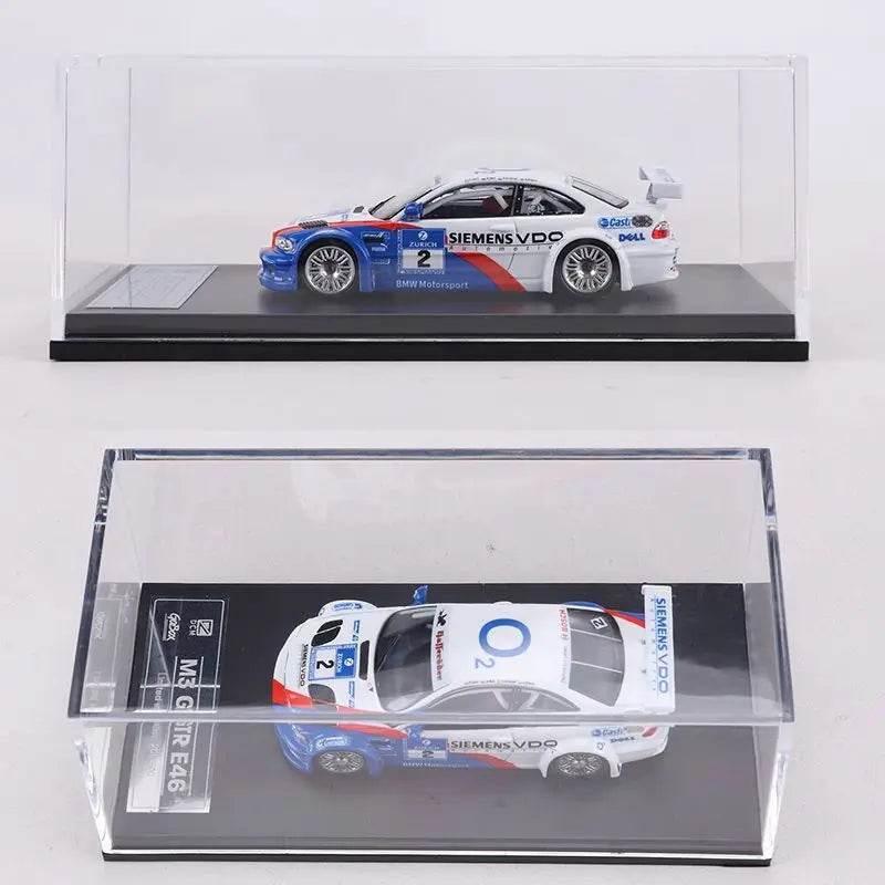 DCM 1:64 BMW M3 GTR E46 Racing Car Diecast Model Collectible