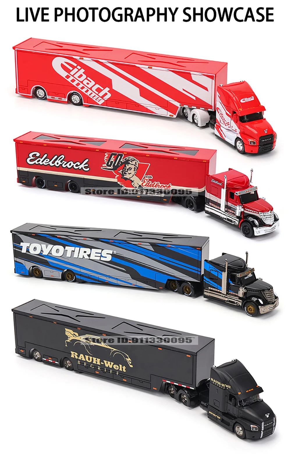 Maisto 1:64 MACK Anthem 2019 FORD LoneStar Transport Casting Manufacturing Trailer Model Simulation Model Alloy Car Collection