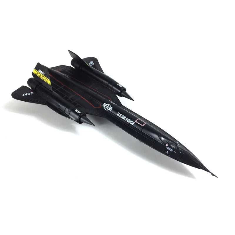 US Air Force SR-71 Blackbird Reconnaissance Aircraft Diecast Model