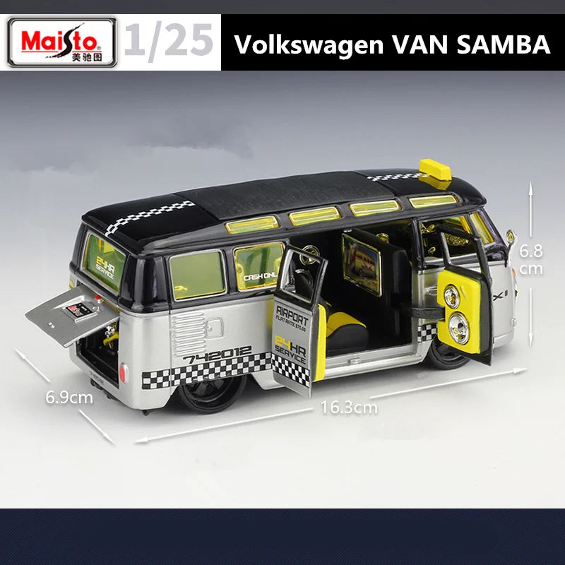 Maisto 1:24 Volkswagen Samba Bus Diecast Model