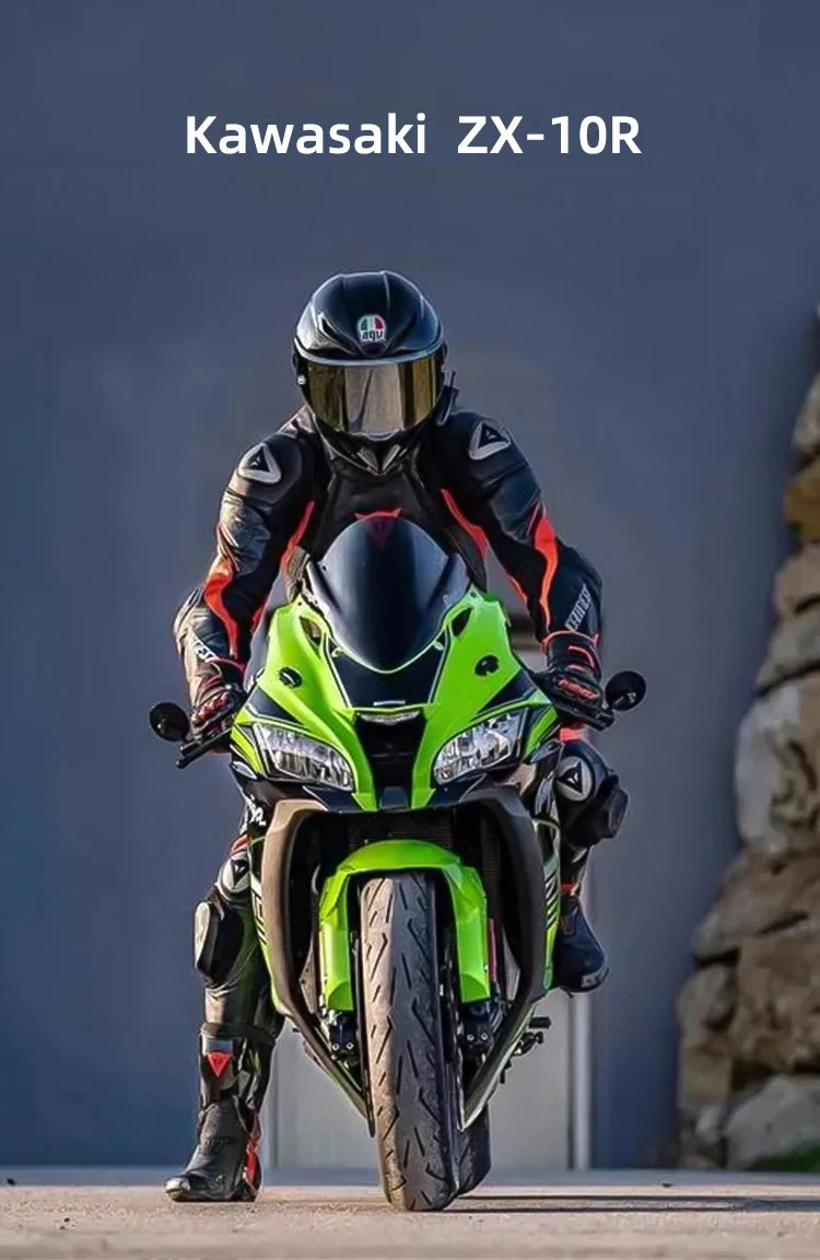 WELLY 1:12 Kawasaki Ninja ZX10R Heavy Locomoti Simulation Alloy Motorcycle Model Shock Absorbers Collection Toy Car Gift