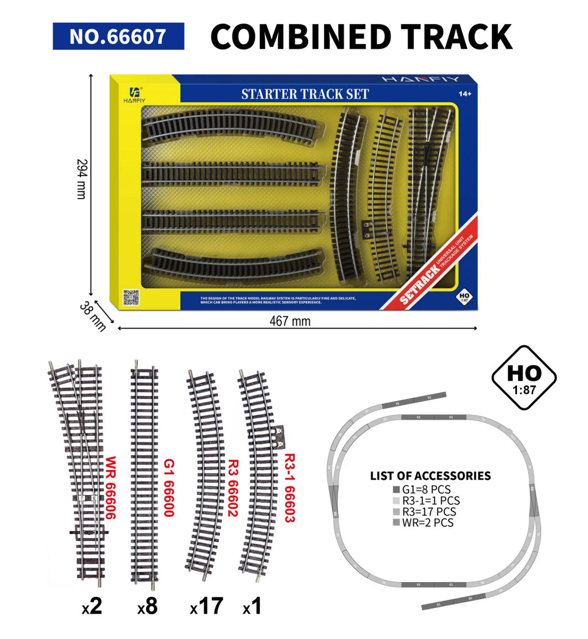 HO Track Combination Set