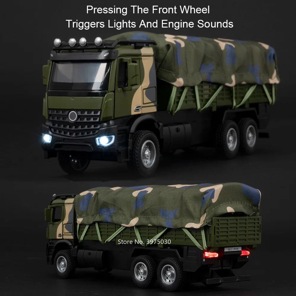 Military Transport Truck Diecast Collectible Model