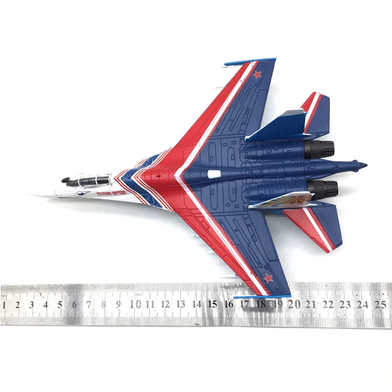JASON TUTU 1/100 Scale Su35 Alloy Model Russian Fighter SU-35 Aircraft Model Plane Drop Shipping