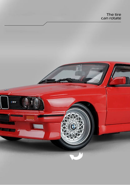 Bburago 1:24 BMW M3 E30 1988 Alloy Car Diecasts & Toy Vehicles Car Model Miniature Scale Model Car For Children