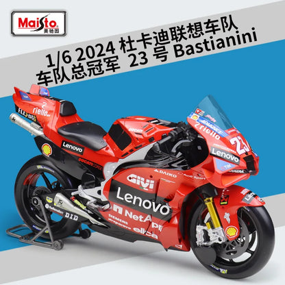 Maisto 1:6 Ducati Desmosedici GP #63 Diecast Motorcycle Model