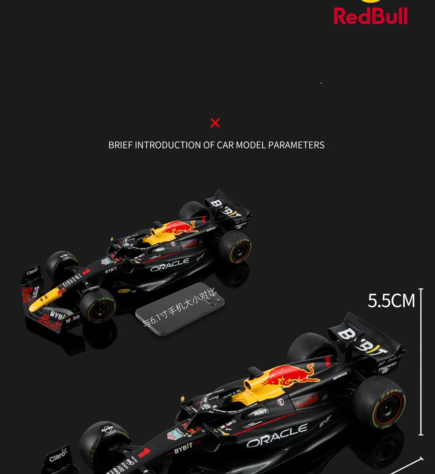 Red Bull Racing RB19 Formula 1 Diecast Model Car