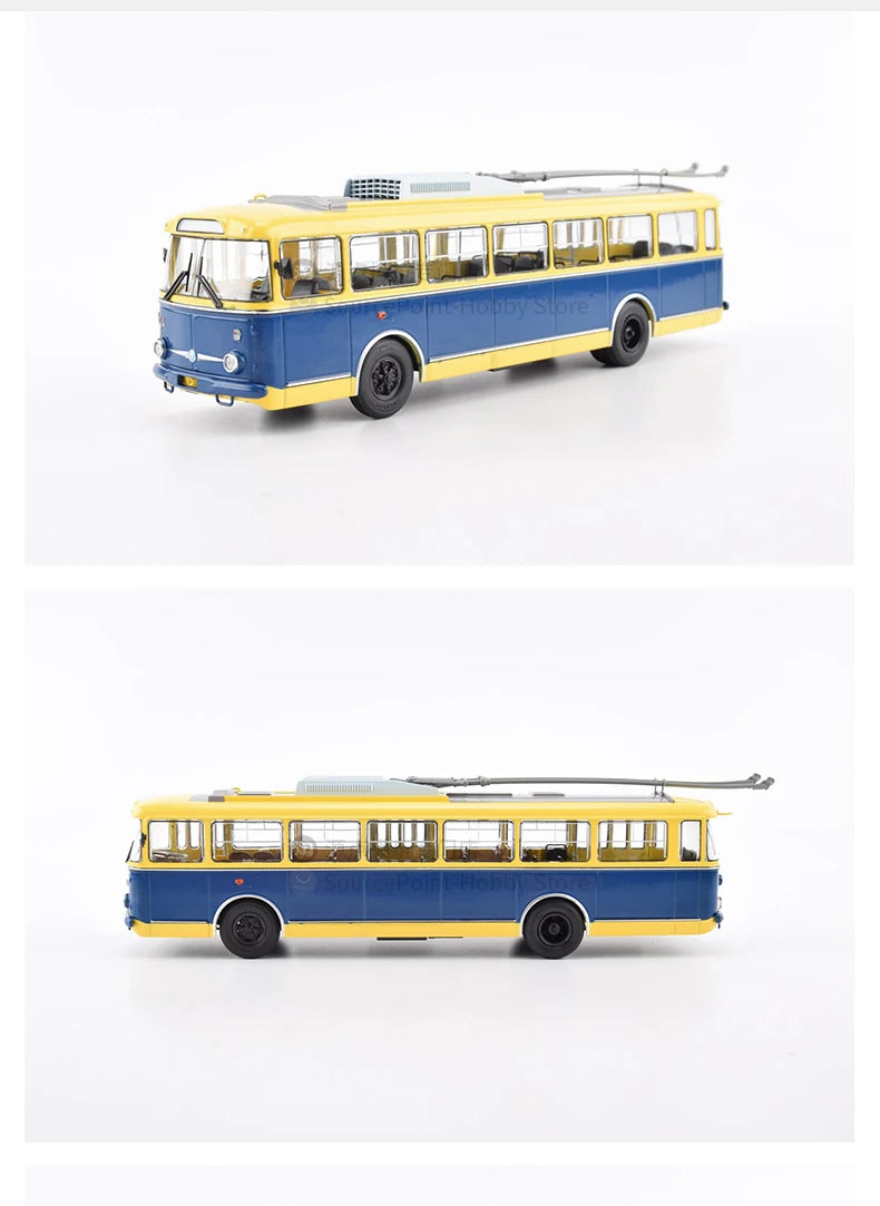 Skoda 9TR Diecast Trackless Tram Bus Model
