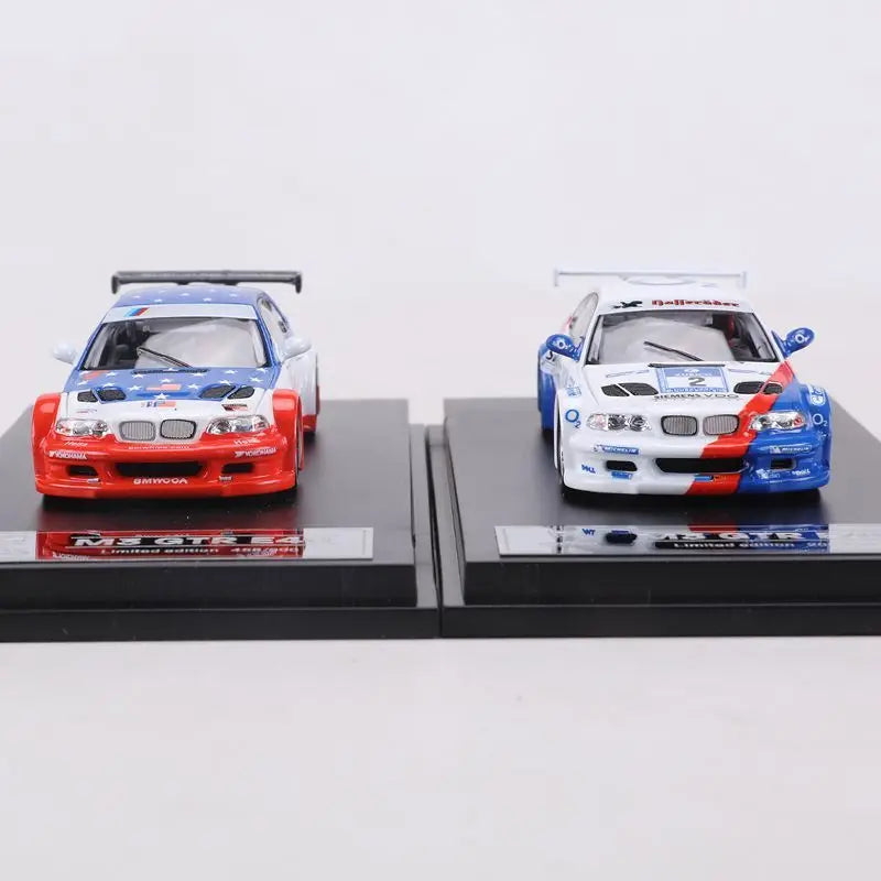 DCM 1:64 BMW M3 GTR E46 Racing Car Diecast Model Collectible