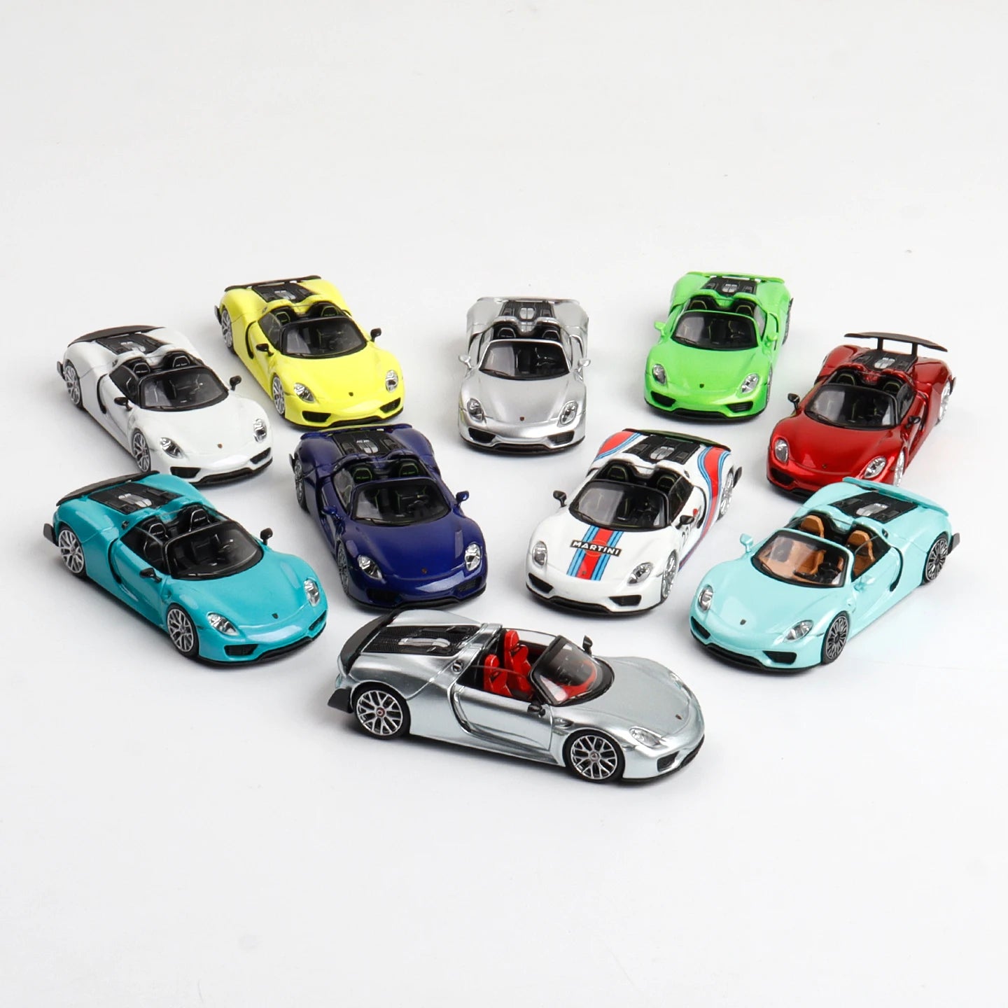 TOP LUX 1:64 Porsche 918 Spyder Diecast Model Car by WELLY