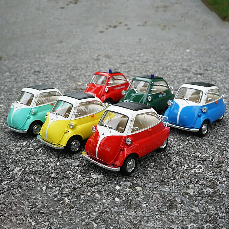 WELLY 1:18 BMW Isetta Alloy Car Diecasts & Toy Vehicles Car Model Miniature Scale Model Car For Children