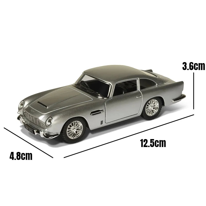 DB5 007 Supercar Alloy Diecast Model Car Premium Collectible Model by WELLY