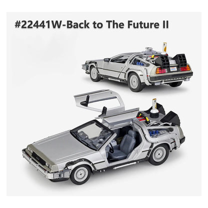 WELLY 1:24 Diecast Alloy Car Model – Back to the Future Edition