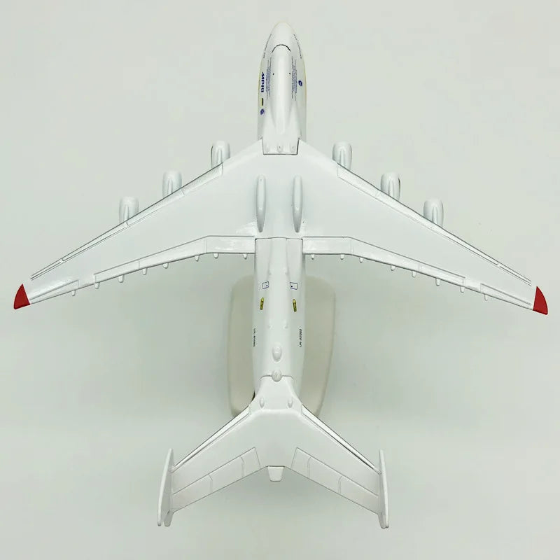 JASON TUTU 20CM Antonov AN225 StrategicTransport Diecast Metal Model Plane An-225 Drop Shipping