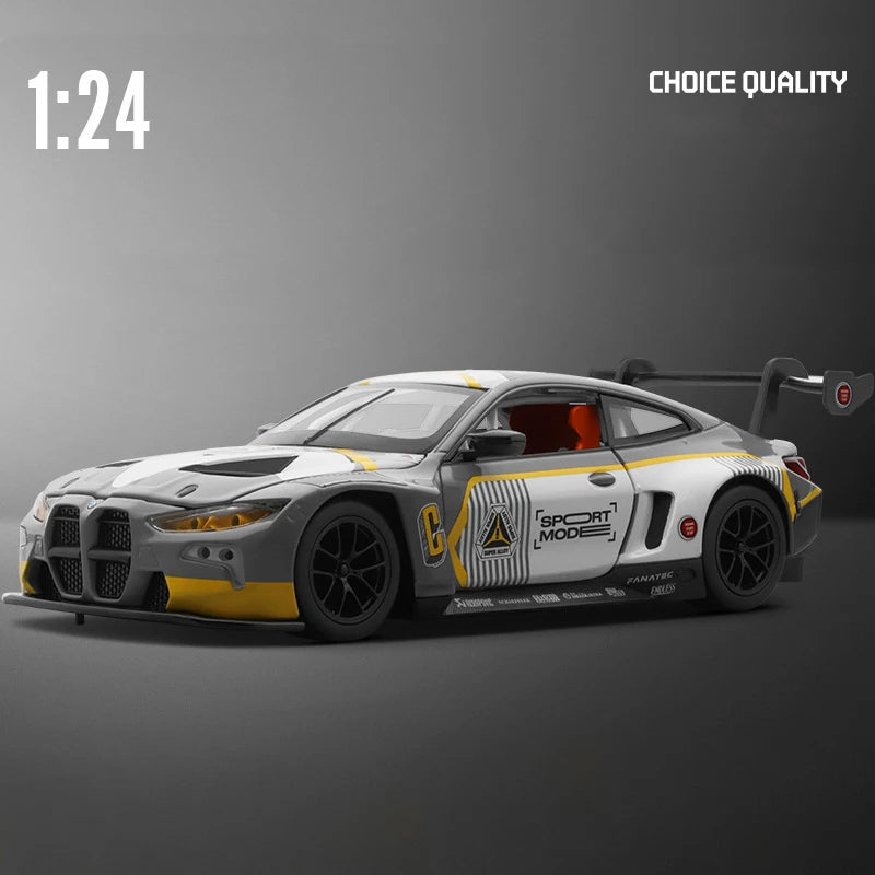 BMW Z4 GT3 M4 BMW M6 Racing Diecast Model Car (1:24 Scale)