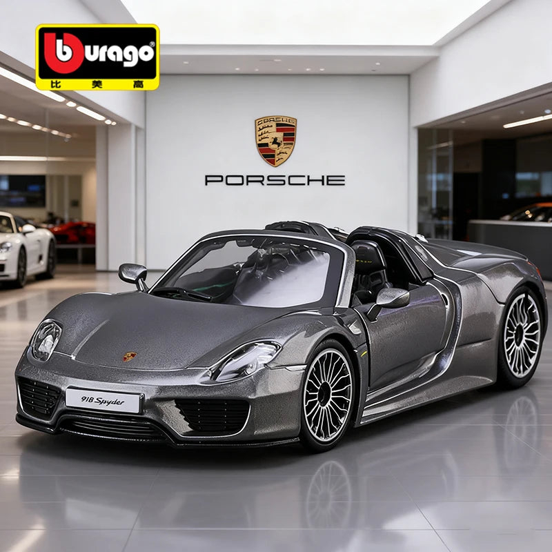 Bburago Porsche 918 Spyder 1:24 Diecast Model Car