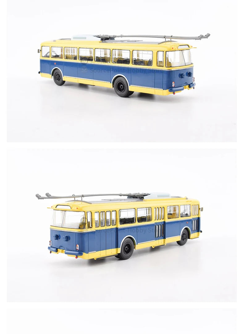Skoda 9TR Diecast Trackless Tram Bus Model