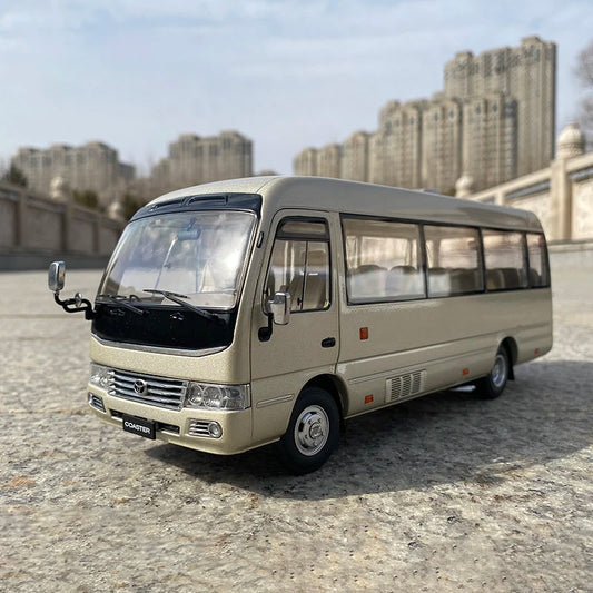 Toyota Coaster Mini Bus Diecast Model Vehicle - Sound & Light Efects