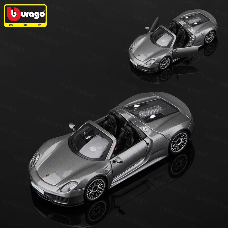 Bburago Porsche 918 Spyder 1:24 Diecast Model Car
