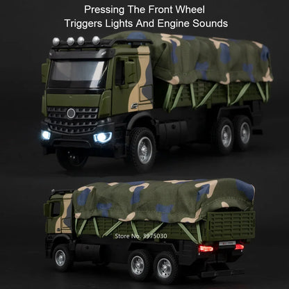Military Transport Truck Diecast Collectible Model