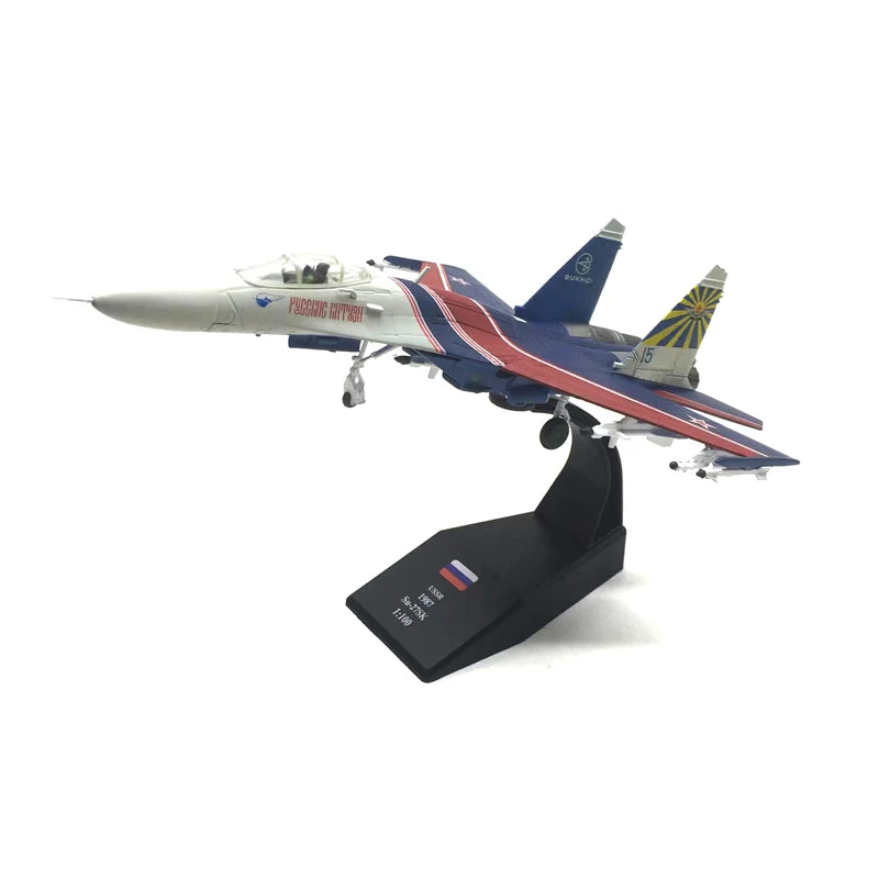 JASON TUTU 1/100 Scale Russia Su27 Military Model Aircraft Model SU-27 fighter jet alloy Plane Drop Shipping