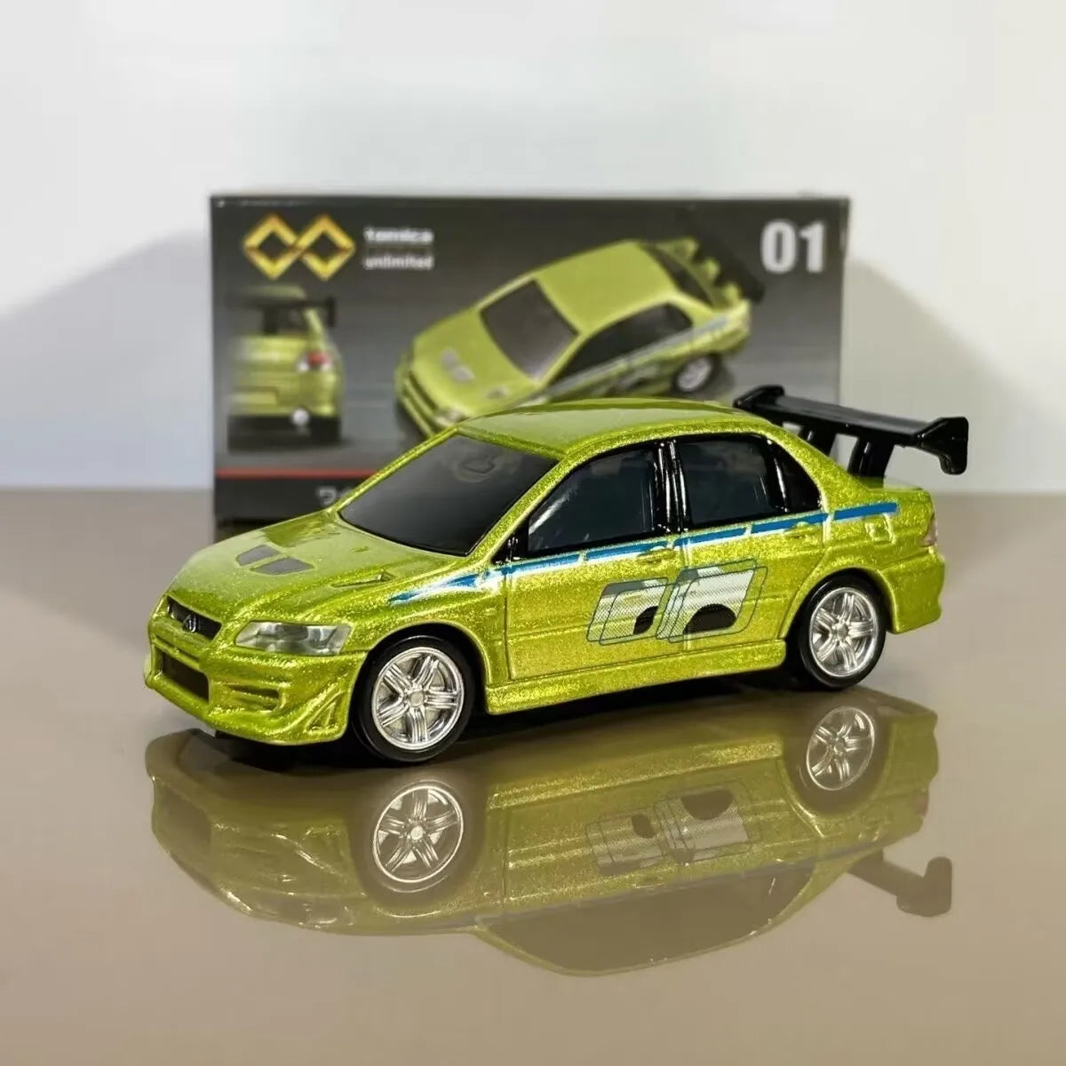 TOMY Mitsubishi Lancer Evolution X (Evo X) JDM 1:64 Diecast Model Car by Maisto