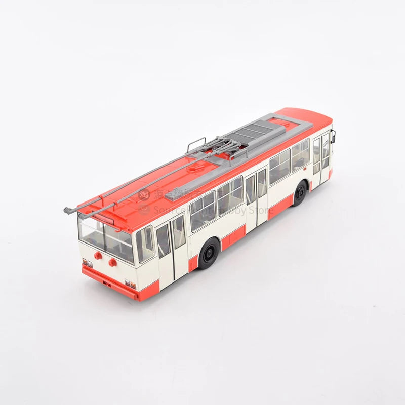 1:43 Škoda 14TR Czech Double-Axle Trolleybus Die-Cast Model