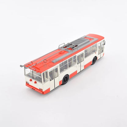 1:43 Škoda 14TR Czech Double-Axle Trolleybus Die-Cast Model