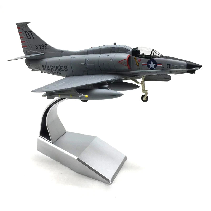 JASON TUTU 1/72 Scale US Marine Corps A-4 Skyhawk Fighter Diecast Metal Finished Aircraft Model Skyhawk A-4 Drop shipping