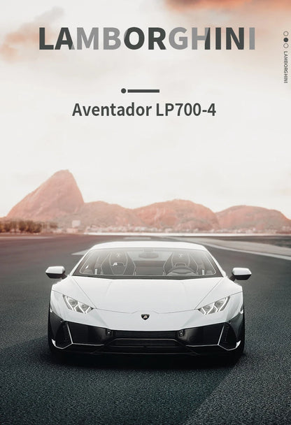 WELLY 1:24 Lamborghini Aventador LP700-4 Diecast Model Car – Alloy Metal Collectible