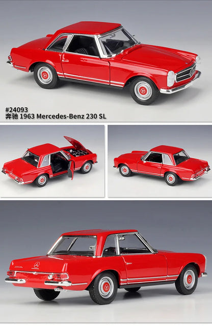 1:24 Mercedes-Benz 230 SL 1963 – Diecast Collector Model