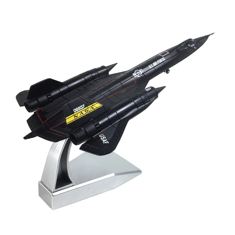 US Air Force SR-71 Blackbird Reconnaissance Aircraft Diecast Model