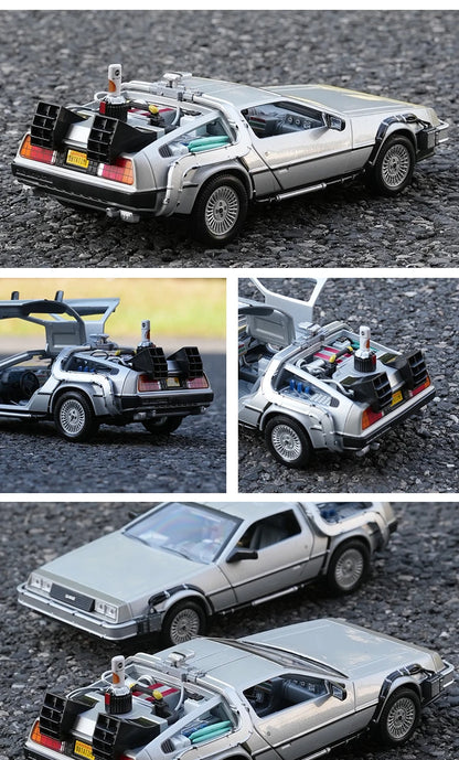 WELLY 1:24 Diecast Alloy Car Model – Back to the Future Edition