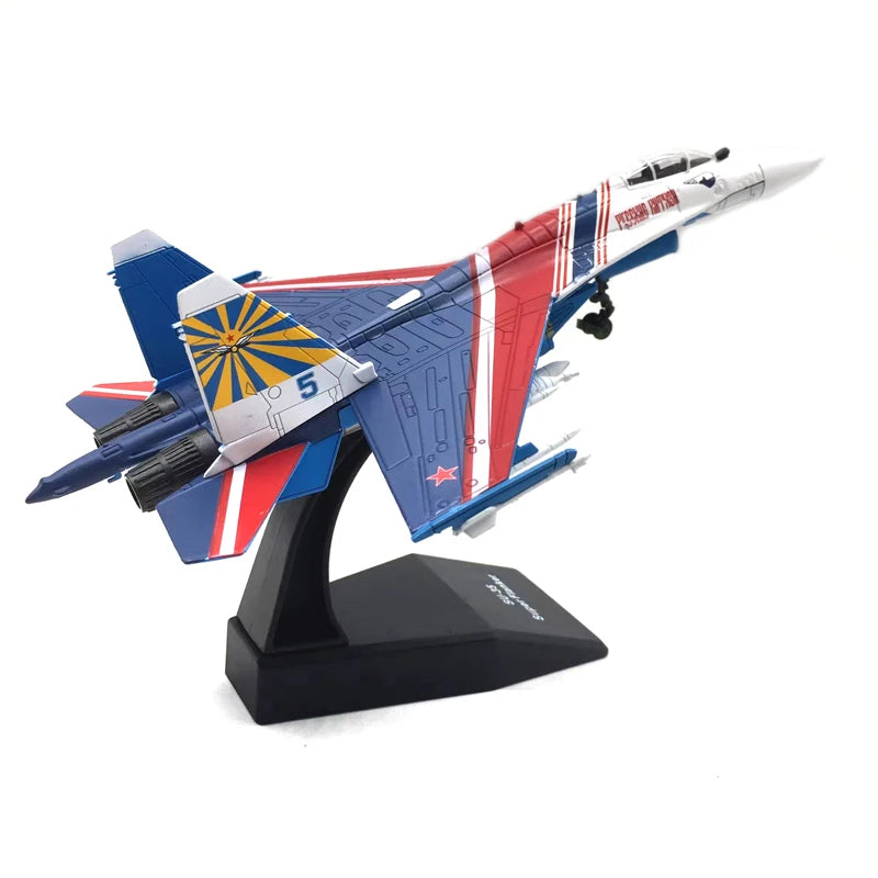 JASON TUTU 1/100 Scale Su35 Alloy Model Russian Fighter SU-35 Aircraft Model Plane Drop Shipping