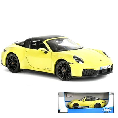 Maisto 1:18 Porsche 911 Targa 4 GTS Die-Cast Model Car with Removable Roof – Original Box