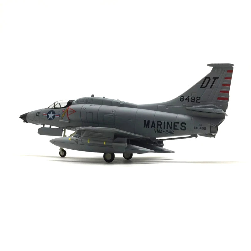 JASON TUTU 1/72 Scale US Marine Corps A-4 Skyhawk Fighter Diecast Metal Finished Aircraft Model Skyhawk A-4 Drop shipping