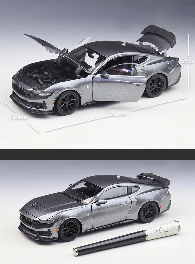 Ford Mustang Dark Horse 2024 Alloy Diecast Car Model