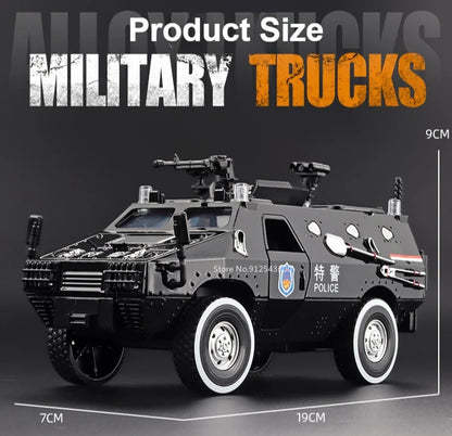 Armored Military Off-road Vehicle Diecast Model Collection