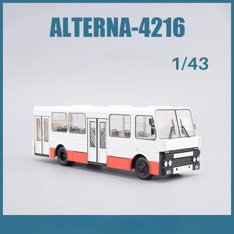 1:43 ALTERNA-4216 Russian City Bus Die-Cast Style Model