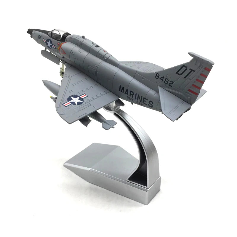 JASON TUTU 1/72 Scale US Marine Corps A-4 Skyhawk Fighter Diecast Metal Finished Aircraft Model Skyhawk A-4 Drop shipping