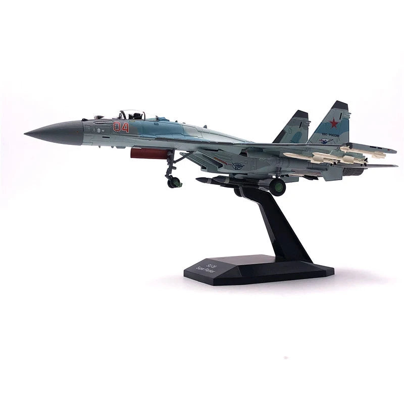 JASON TUTU 1/100 Scale Russia Su27 Military Model Aircraft Model SU-27 fighter jet alloy Plane Drop Shipping