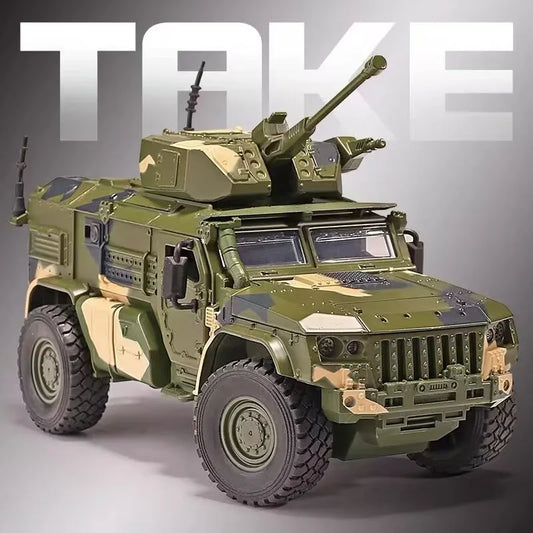 Tiger Armored  Off-road Vehicle Diecast Collectible Model