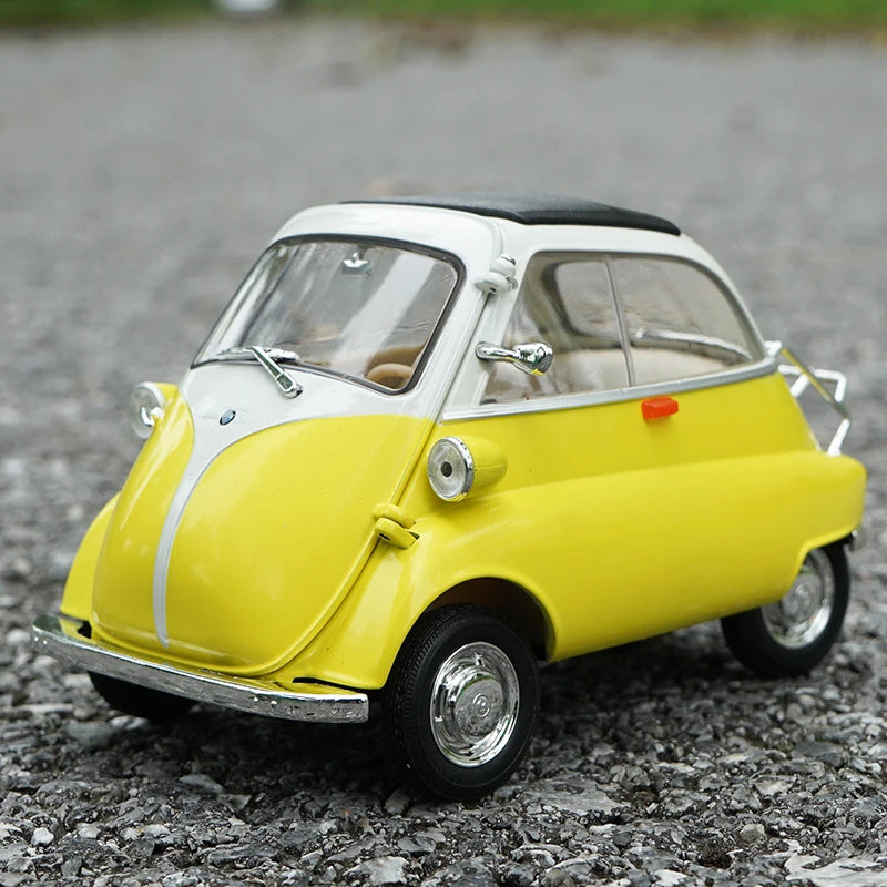 WELLY 1:18 BMW Isetta Alloy Car Diecasts & Toy Vehicles Car Model Miniature Scale Model Car For Children
