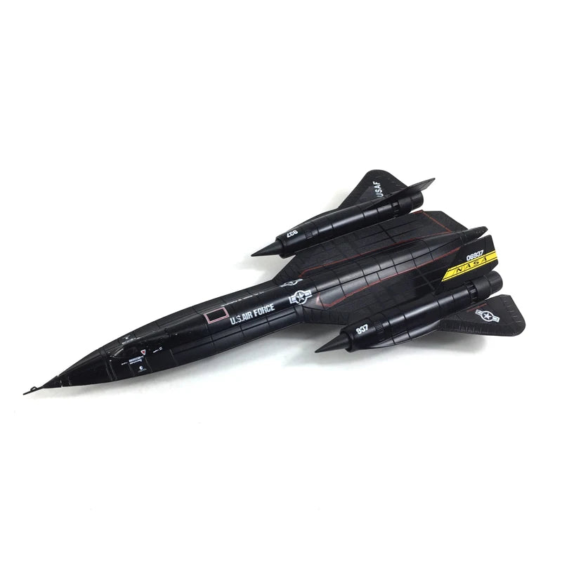 US Air Force SR-71 Blackbird Reconnaissance Aircraft Diecast Model