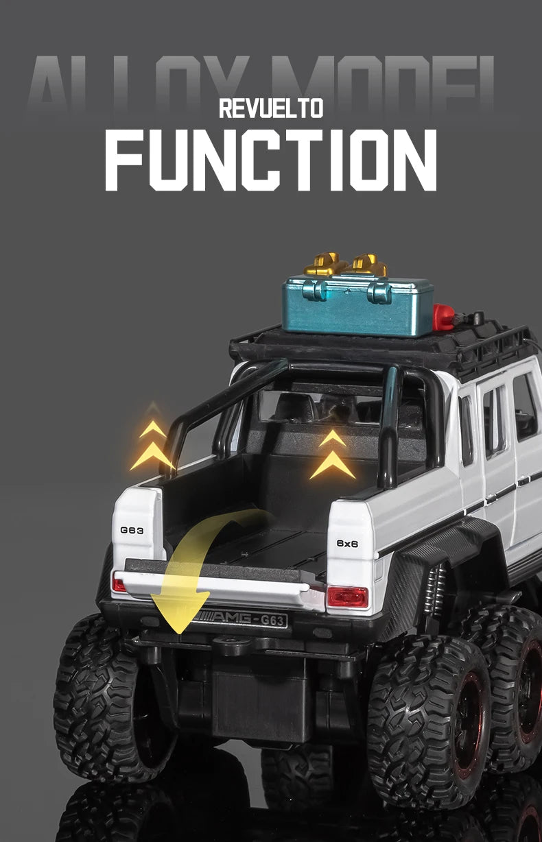 G63 6X6 Adventure Edition Diecast Alloy Car Model