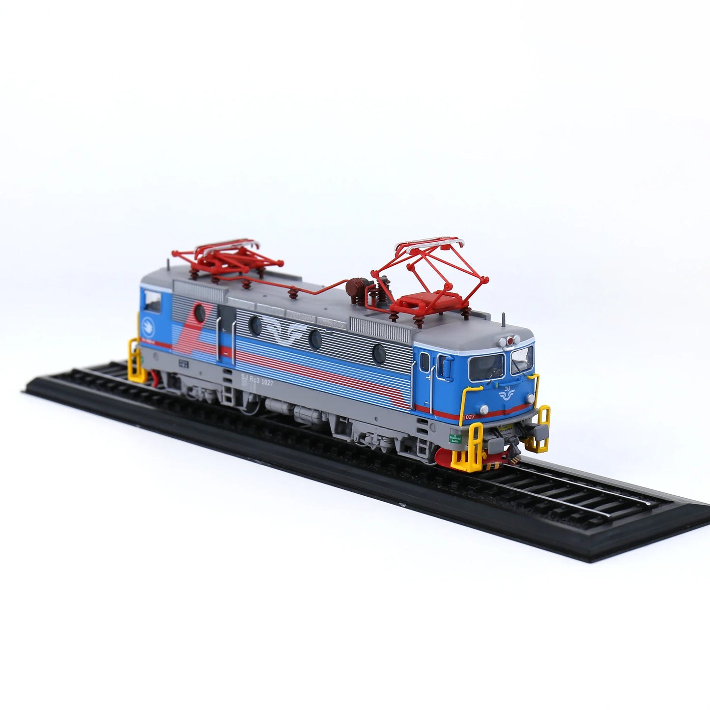 1:87 HO Scale RC3 Nr1027 Retro Electric Locomotive Model – High-End Collectible Display Train